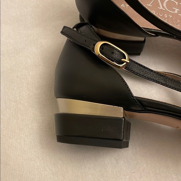 AGL Italian Black Leather Women's Shoes - Picture 4 of 5